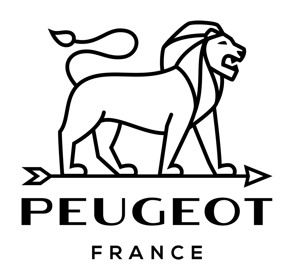 Logo for Peugeot — klassiske kværne og elegant vintilbehør