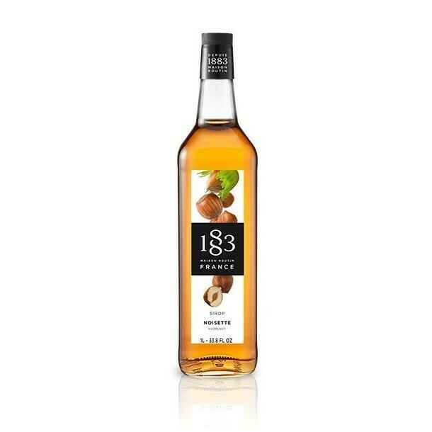 1883 Syrup Hazelnut / Hasselnød 1 Ltr Drikkevarer