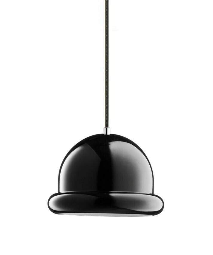Hattrick Pendel Lampe Sort H16 D23