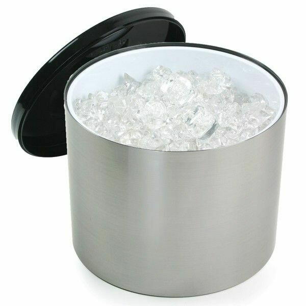 DRINKSTUFF, 6 Liters Isspand Børstet Aluminium Effect Billede af DRINKSTUFF, 6 Liters Isspand Børstet Aluminium Effect