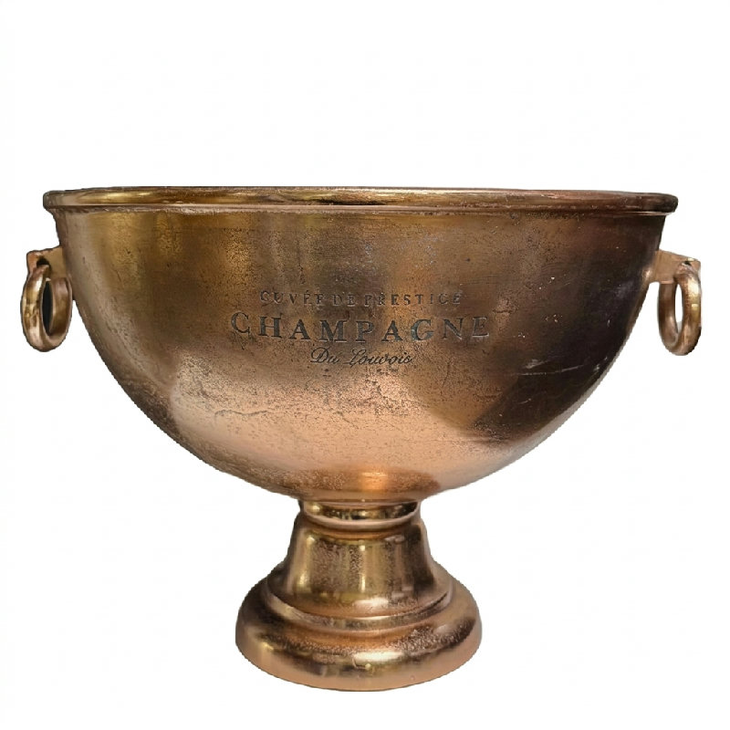 Champagneskål vintage kobber Ø47 cm