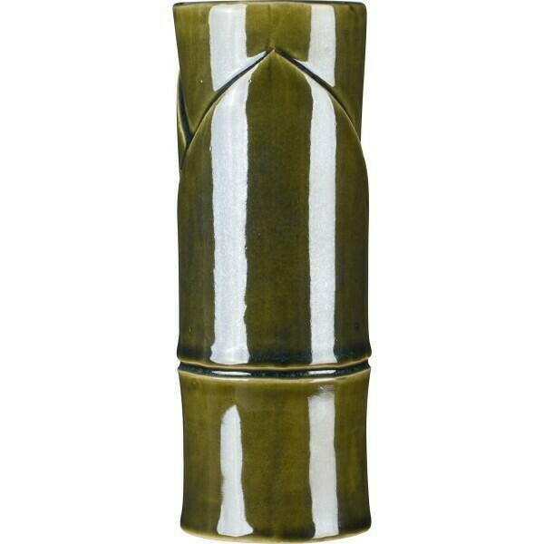 Tiki Glas Bambus (370 Ml) Oliven Grøn Glas