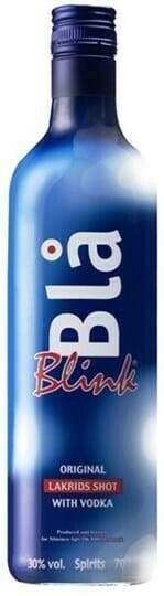 Blå Blink Lakrids Shot Fl 70