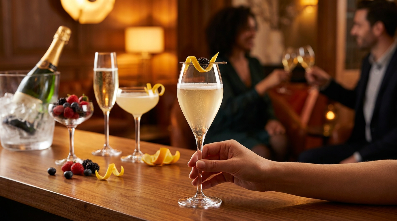 Elegante Champagne drinks: Opskrifter til festlige stunder