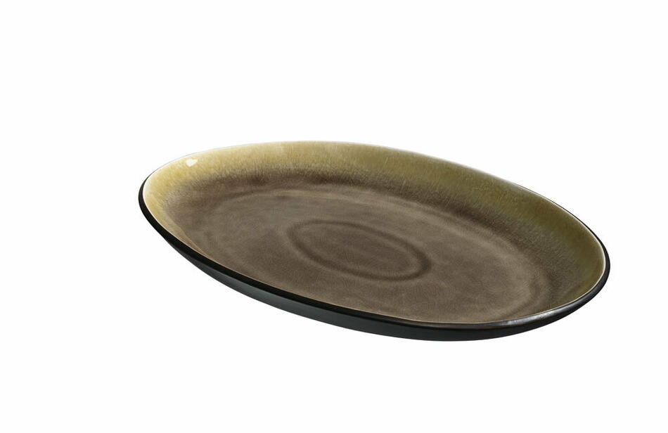 Cabo Ovalt Fad Brun 40 X 27 Cm Køkken