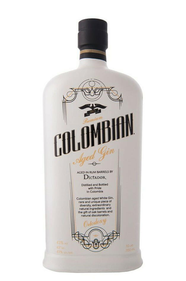 Colombian Premium Aged Gin Ortodoxy Fl 70 Drikkevarer