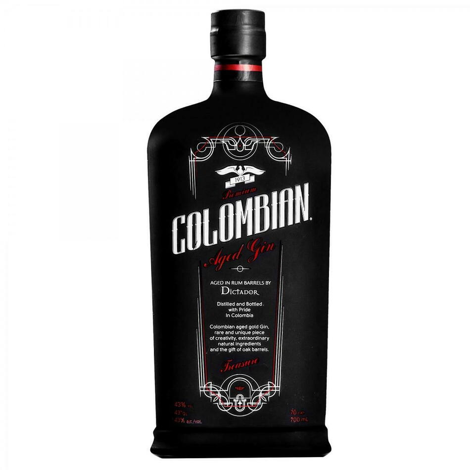 Colombian Premium Aged Gin Treasure Fl 70 Drikkevarer
