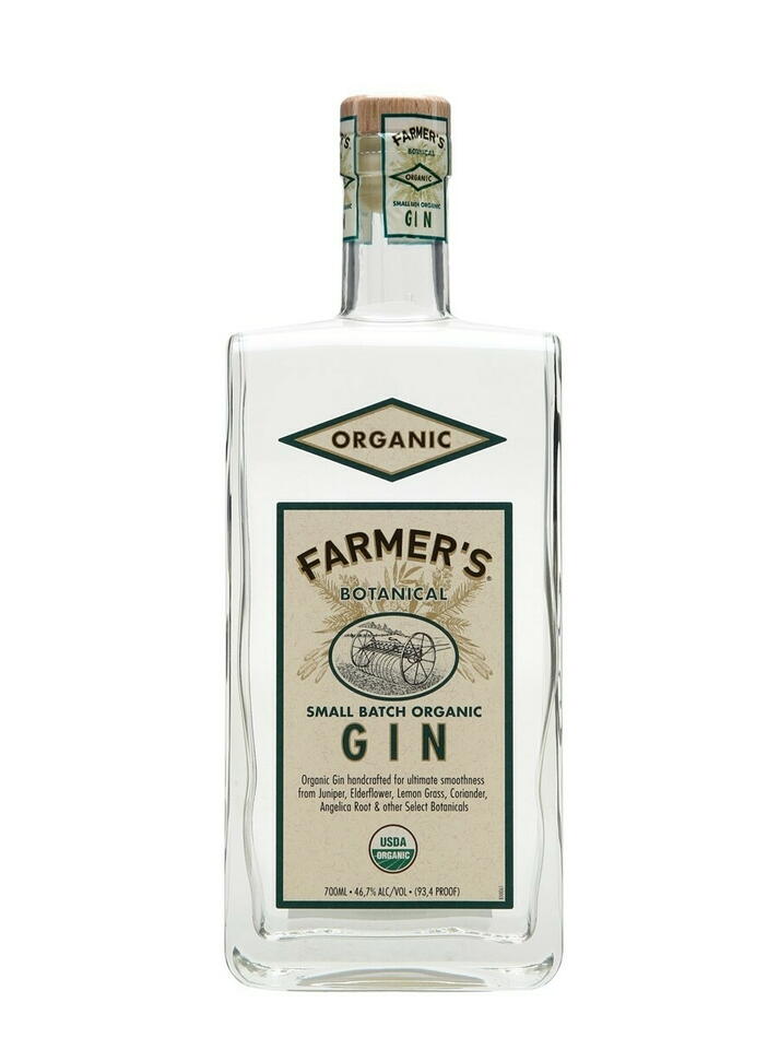 Farmer'S Small Batch Organic Gin Fl 70 Drikkevarer