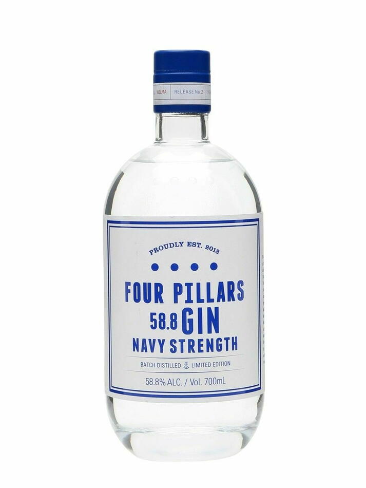 Four Pillars Navy Strength Gin Fl 70 Drikkevarer