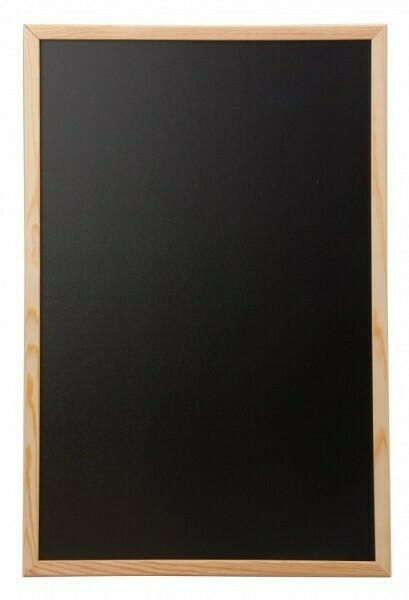Indrammet Tavle, Natural Pine Finish 400M Barindretning