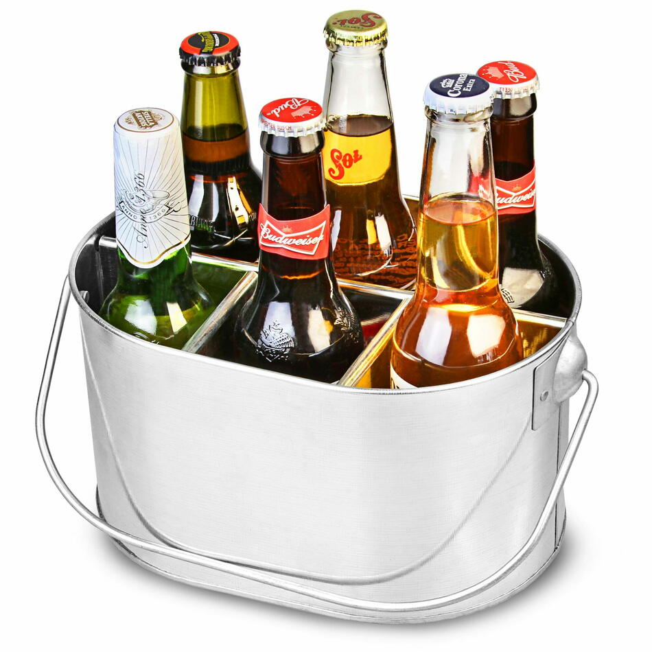 Galvaniseret Stål Flaske Caddy