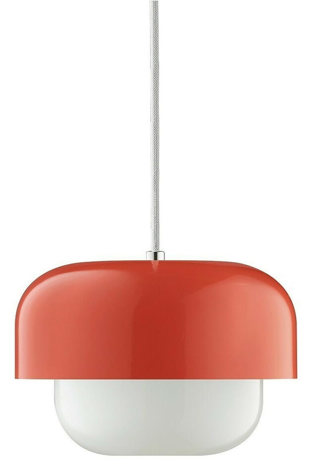 Haipot Pendel Lampe I Rød H15 D23 Barindretning