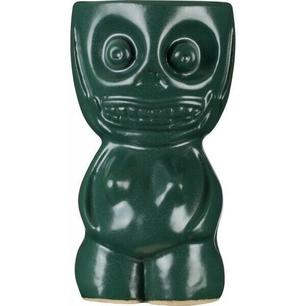 Tiki Glas Hh-Pi (400 Ml) Mørkegrøn Glas