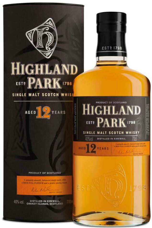Highland Park 12 Yo Single Malt Scotch Fl 70 Drikkevarer