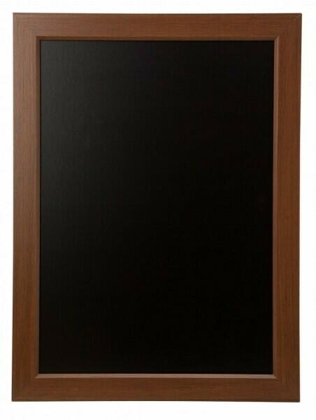 Indrammet Tavle, Mørk Egetræ 450Mm X 600Mm Barindretning
