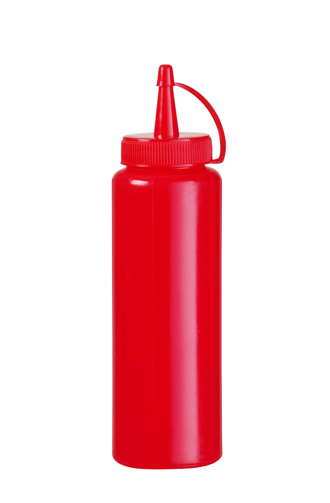 Hendi Dresseringflaske Rød Plast 700 ml 557914 by Hendi color Sort