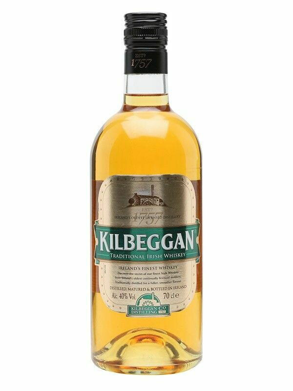 Kilbeggan Traditional Irish Whiskey Fl 70 Drikkevarer