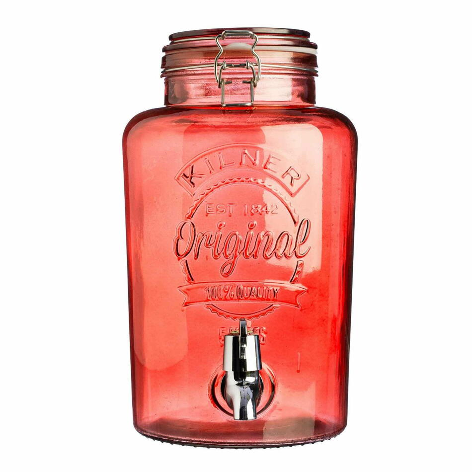 Kilner Garden Drinks Dispenser Rød 5Ltr Barindretning