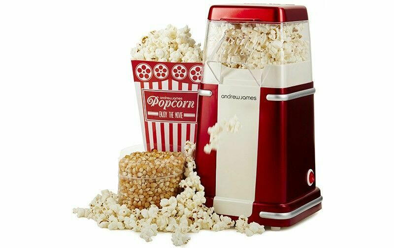 Andrew James Popcornmaskine Klassisk