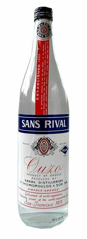 Rival Ouzo "Sans " Fl 70 Drikkevarer