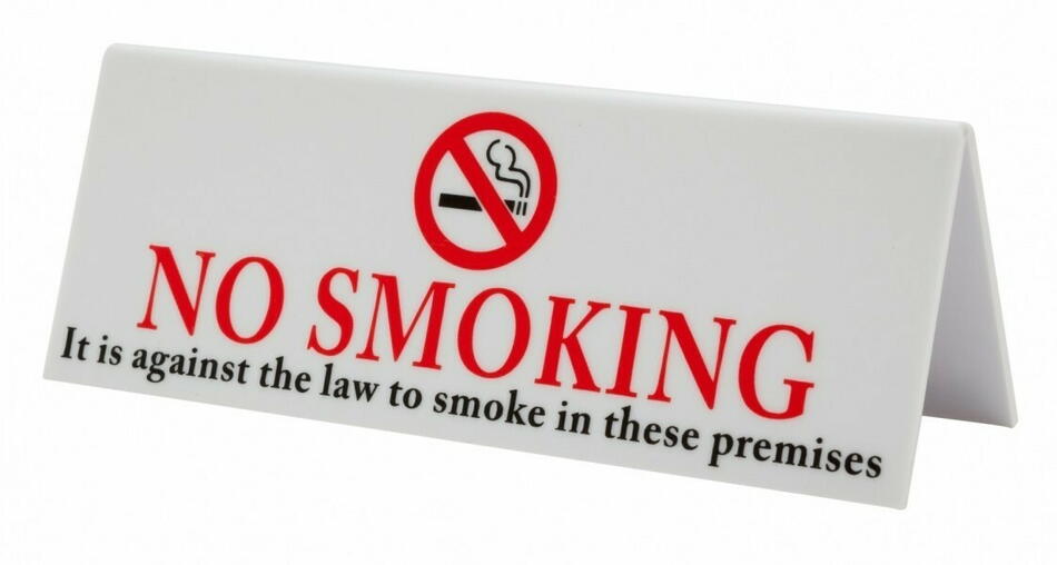 Plast No Smoking Barindretning