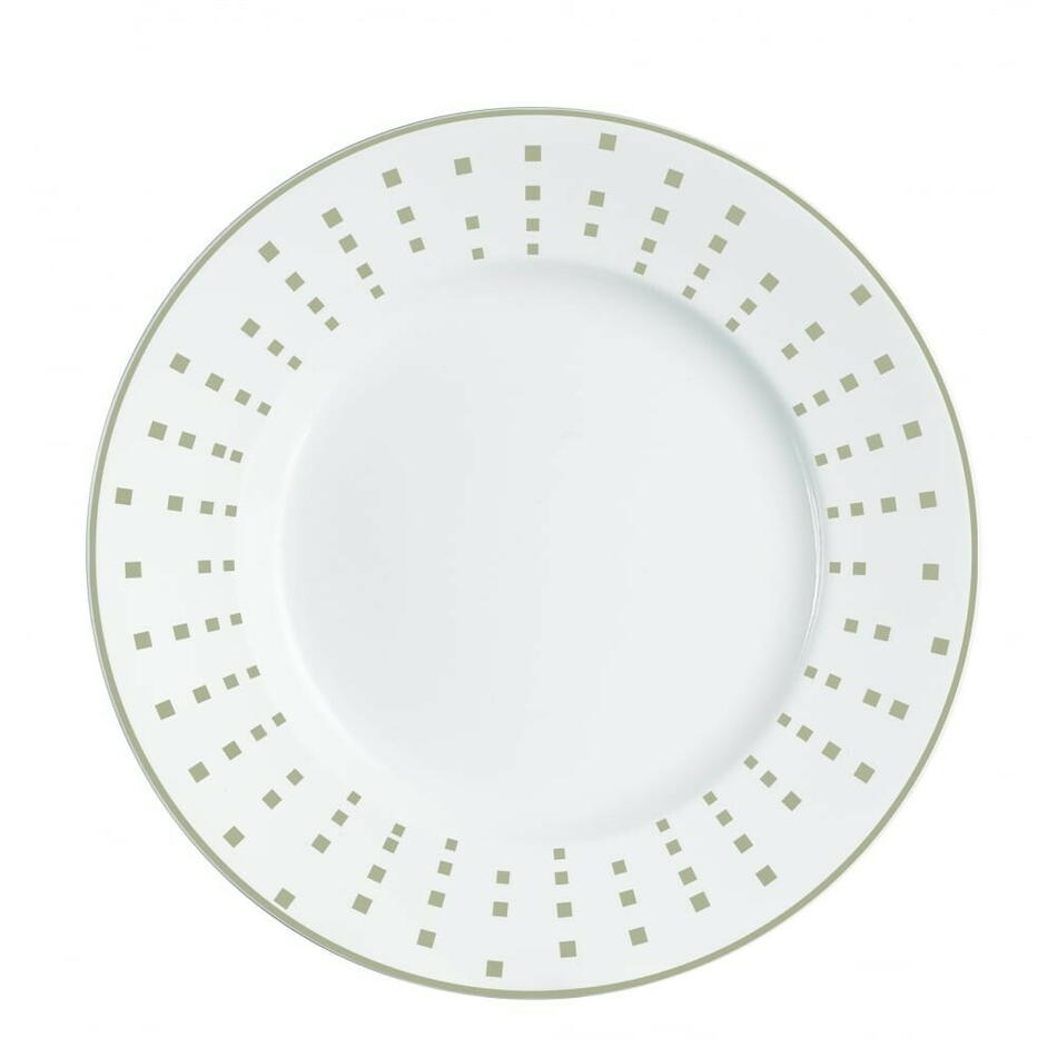 Satinique Sort Tallerken 17.5Cm