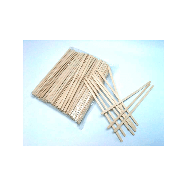 Træ Rørepind 190X5X2 Mm - 1000 Stk. Cocktailtilbehør