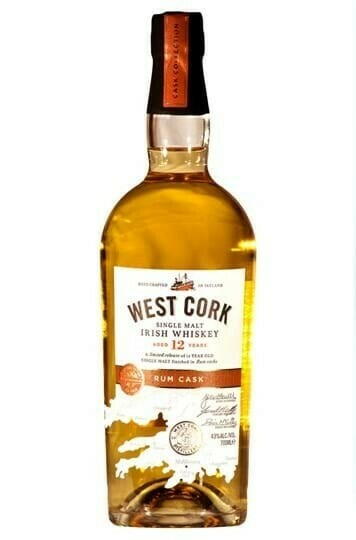 West Cork 12 Yo Rum Cask Irish Single Malt Fl 70