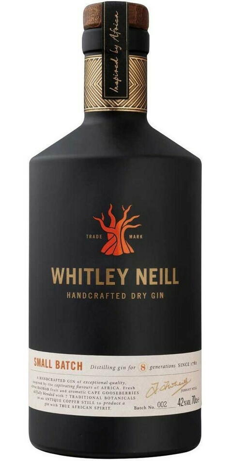 Whitley Neill Handcrafted Dry Gin* 1 Ltr Drikkevarer