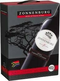 Zonnenburg Shiraz / Cabernet (Bib) Krt 300 Drikkevarer