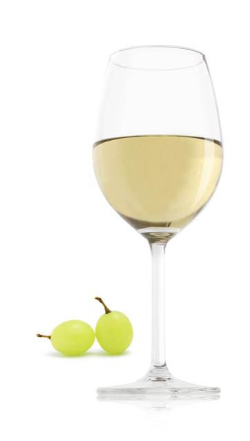 Hvidvins Glas 2 Stk.