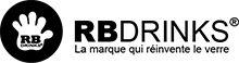 Logo for Rbdrinks — brudsikre glas og genanvendelige plastglas