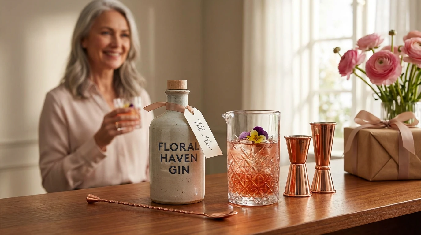 Mors dag gave: Overrask hende med lækkert barudstyr eller gin