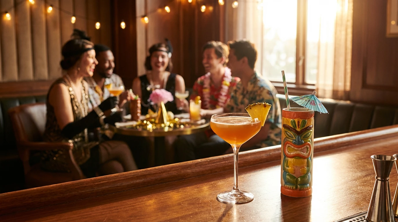 10 sjove temafest ideer og drinks der matcher temaet