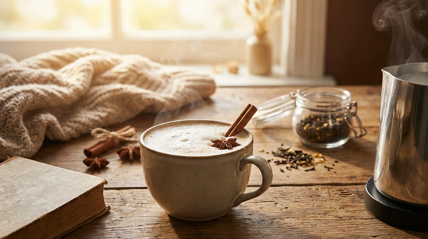 Chai latte opskrift: Lav din egen krydrede og cremede chai hjemme