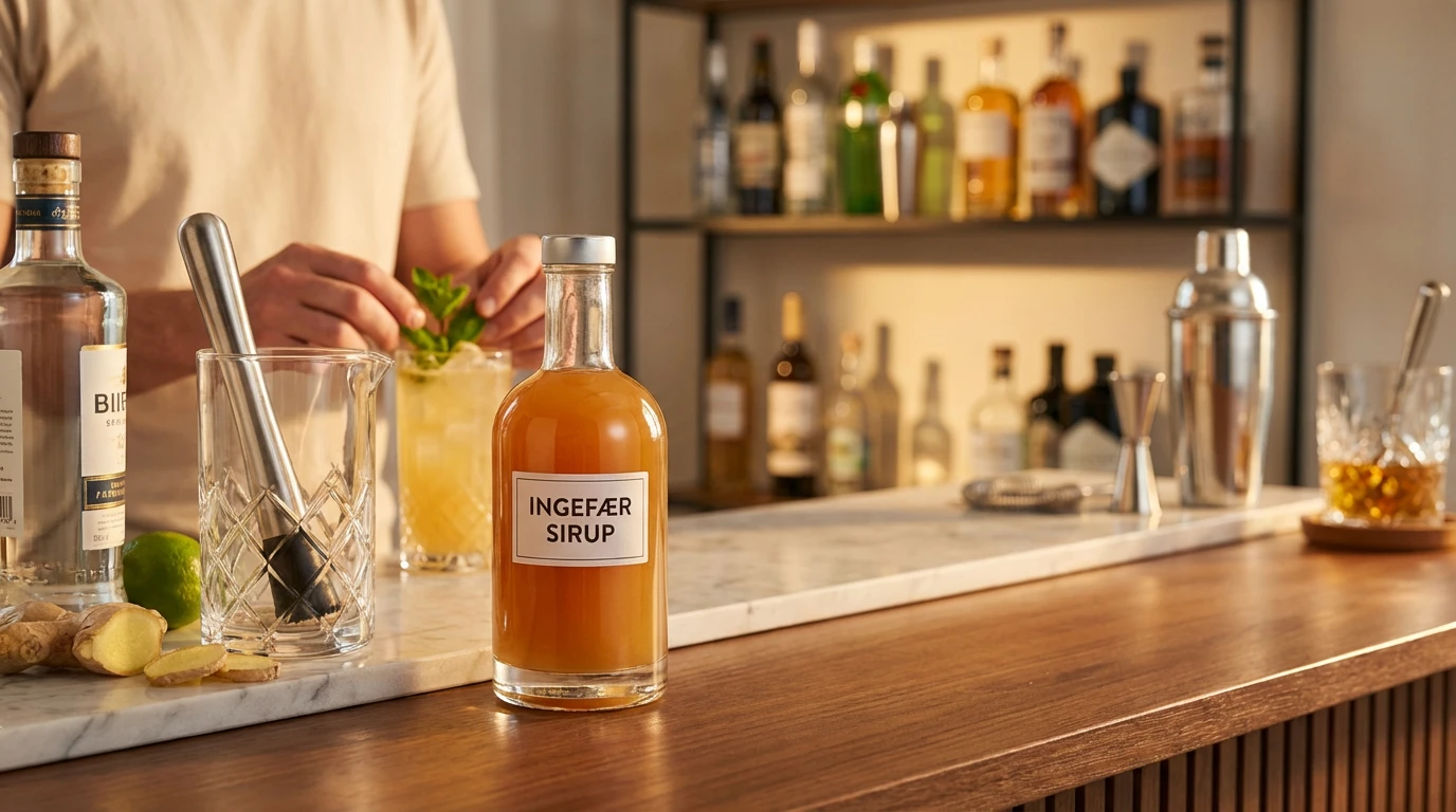 Ingefær sirup til cocktails: Giv dine drinks et spicy kick