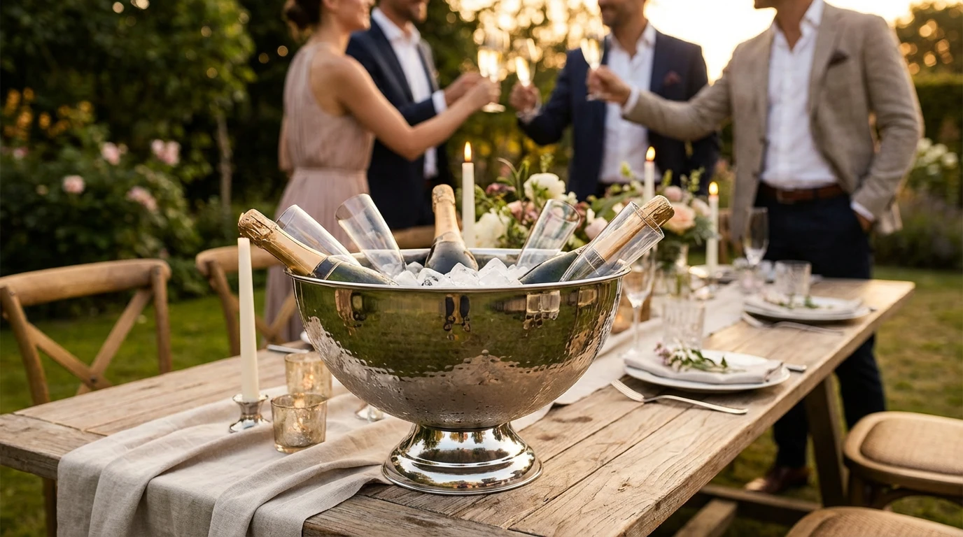 Flot champagnebowl til fest – Hold dine bobler kolde med stil