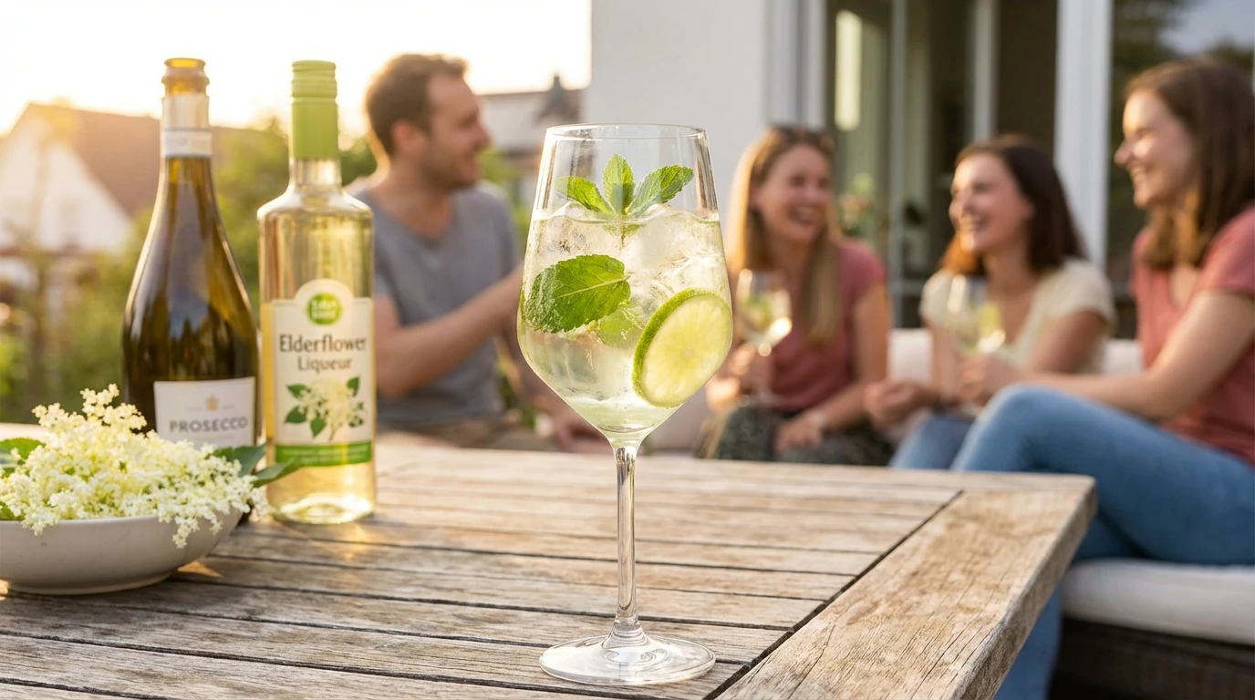 Hugo Spritz opskrift: Den forfriskende drink med hyldeblomst