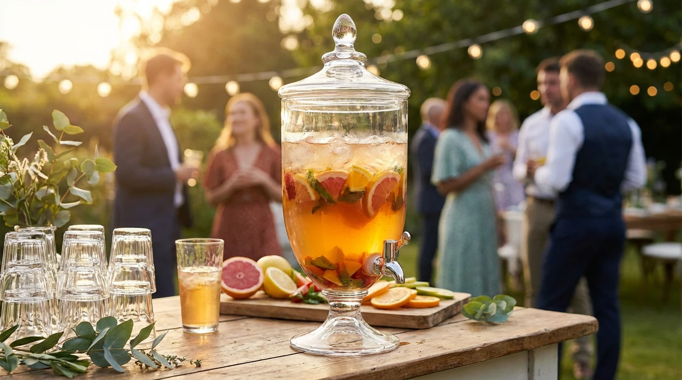 Drinksdispenser Guide: Find den perfekte beholder til din fest