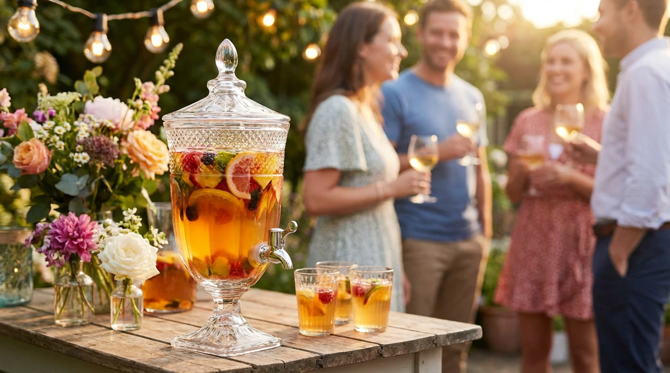 Server med stil: Fordele ved en drinksdispenser til fest