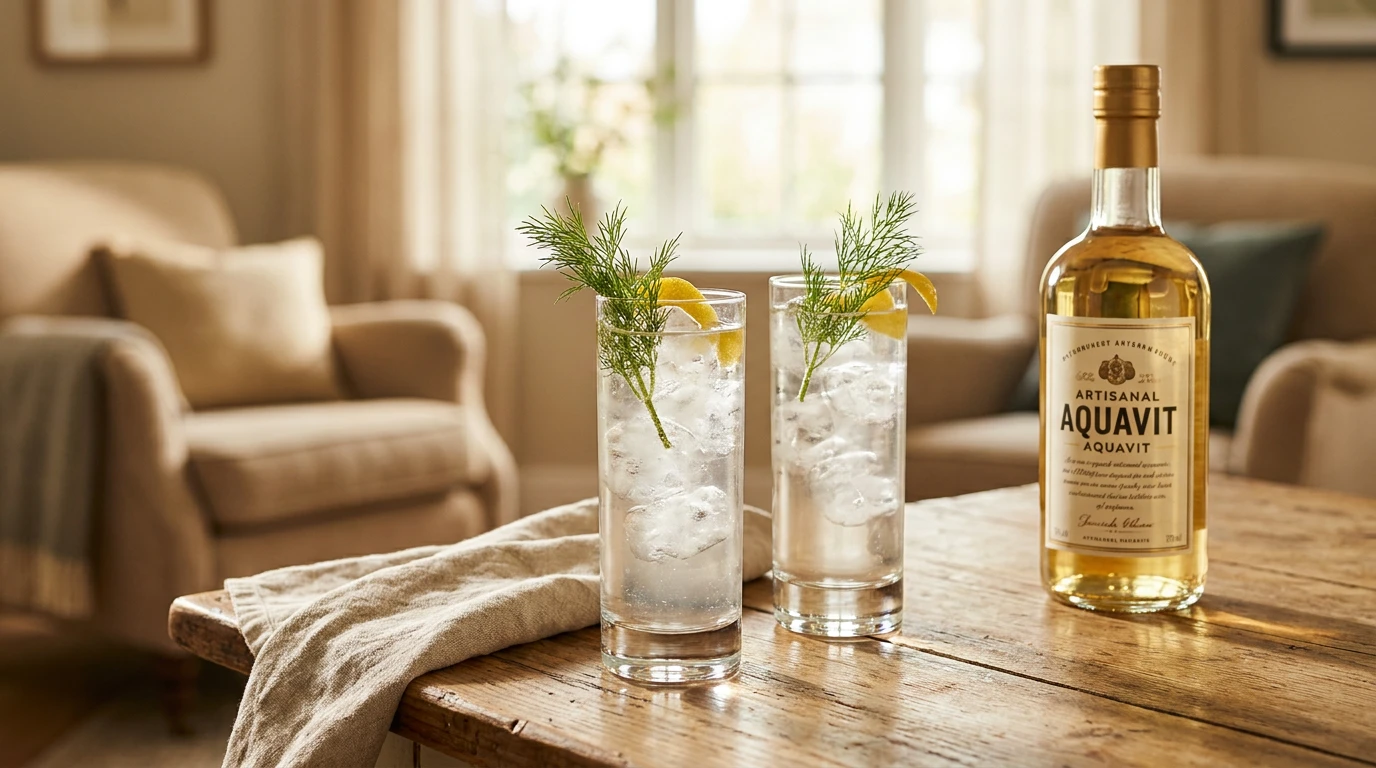 Aquavit Highball opskrift – En nem og elegant velkomstdrink