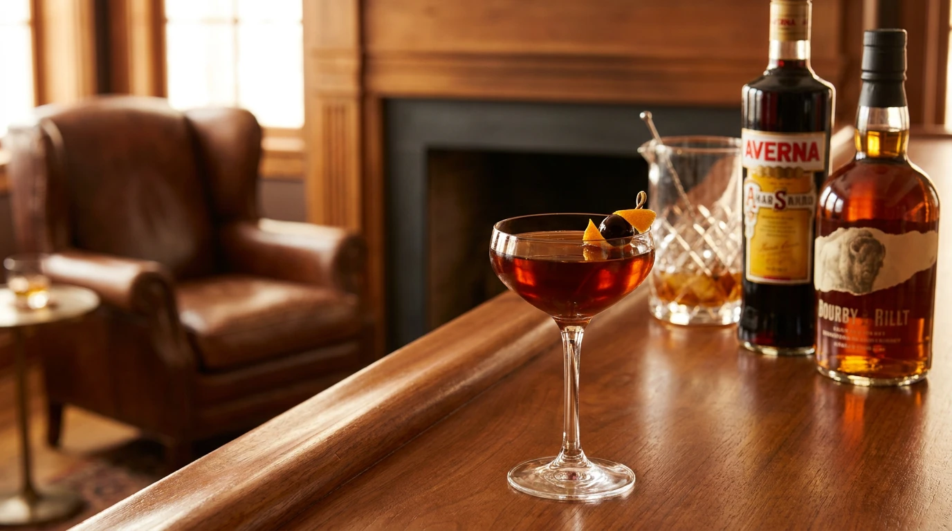 Black Manhattan opskrift: En mørk og intens whisky-drink