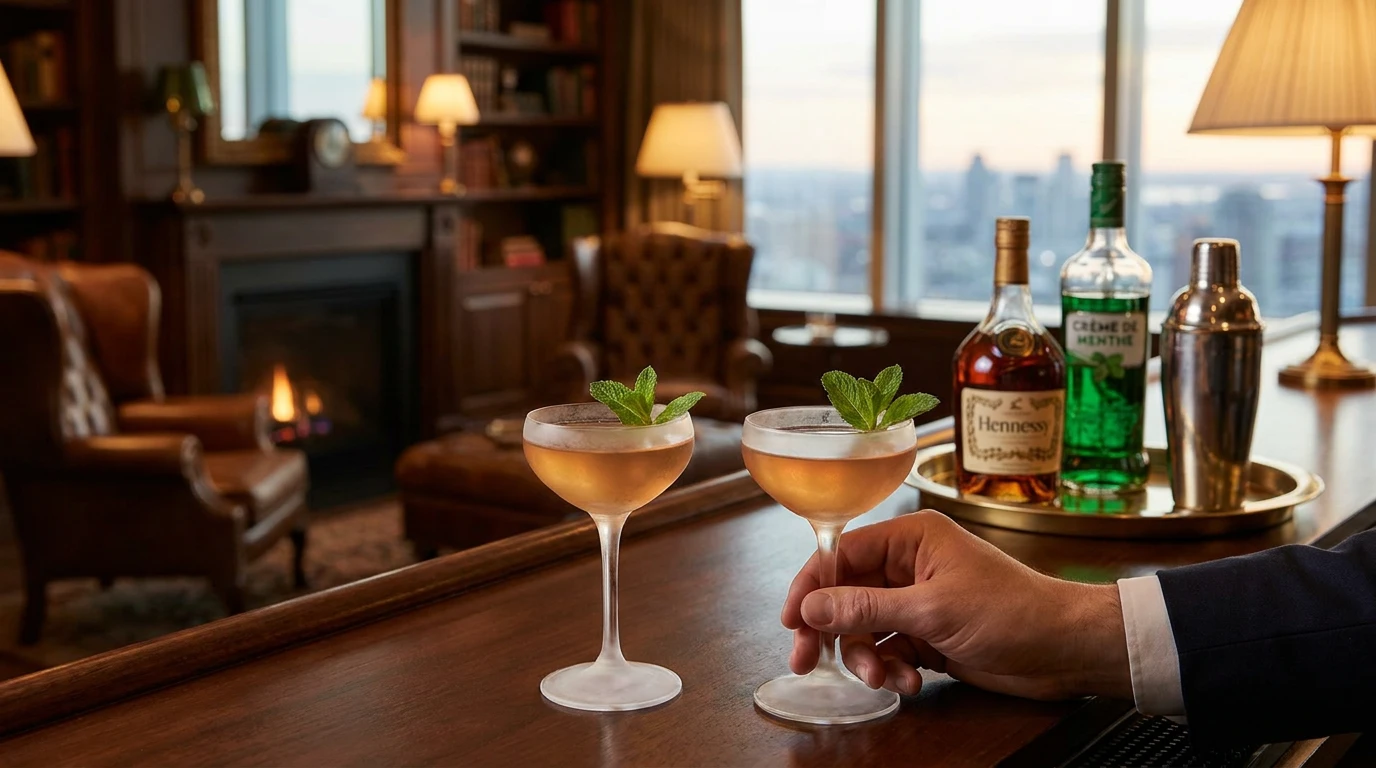 Stinger opskrift: En klassisk cocktail med cognac og menthe
