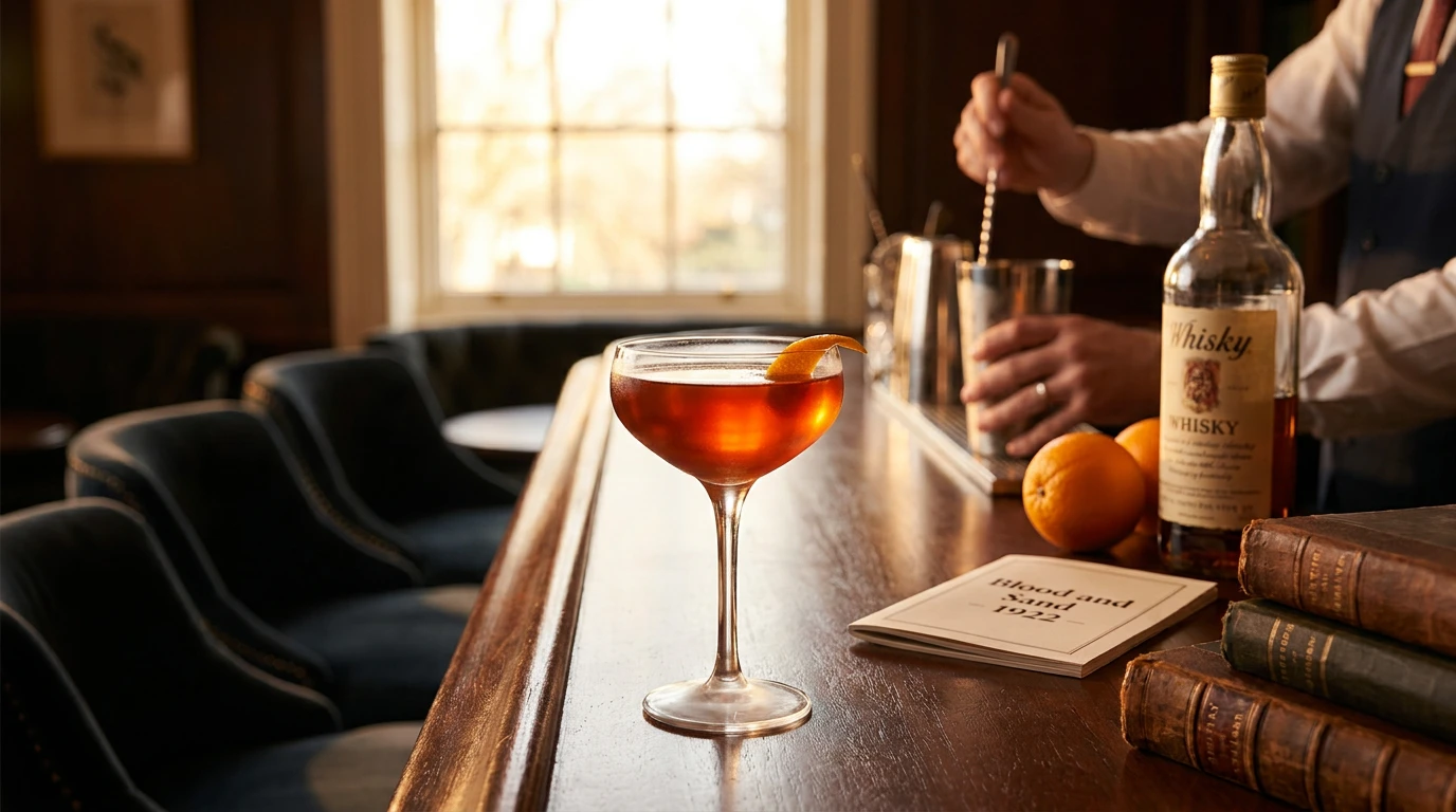 Blood and Sand opskrift: En unik whiskycocktail med historie