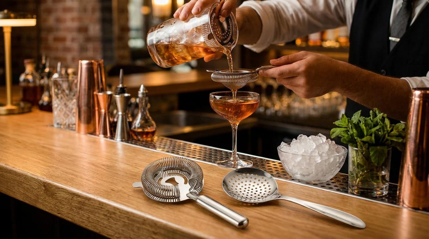 Hawthorne strainer vs julep strainer – Hvad er forskellen?