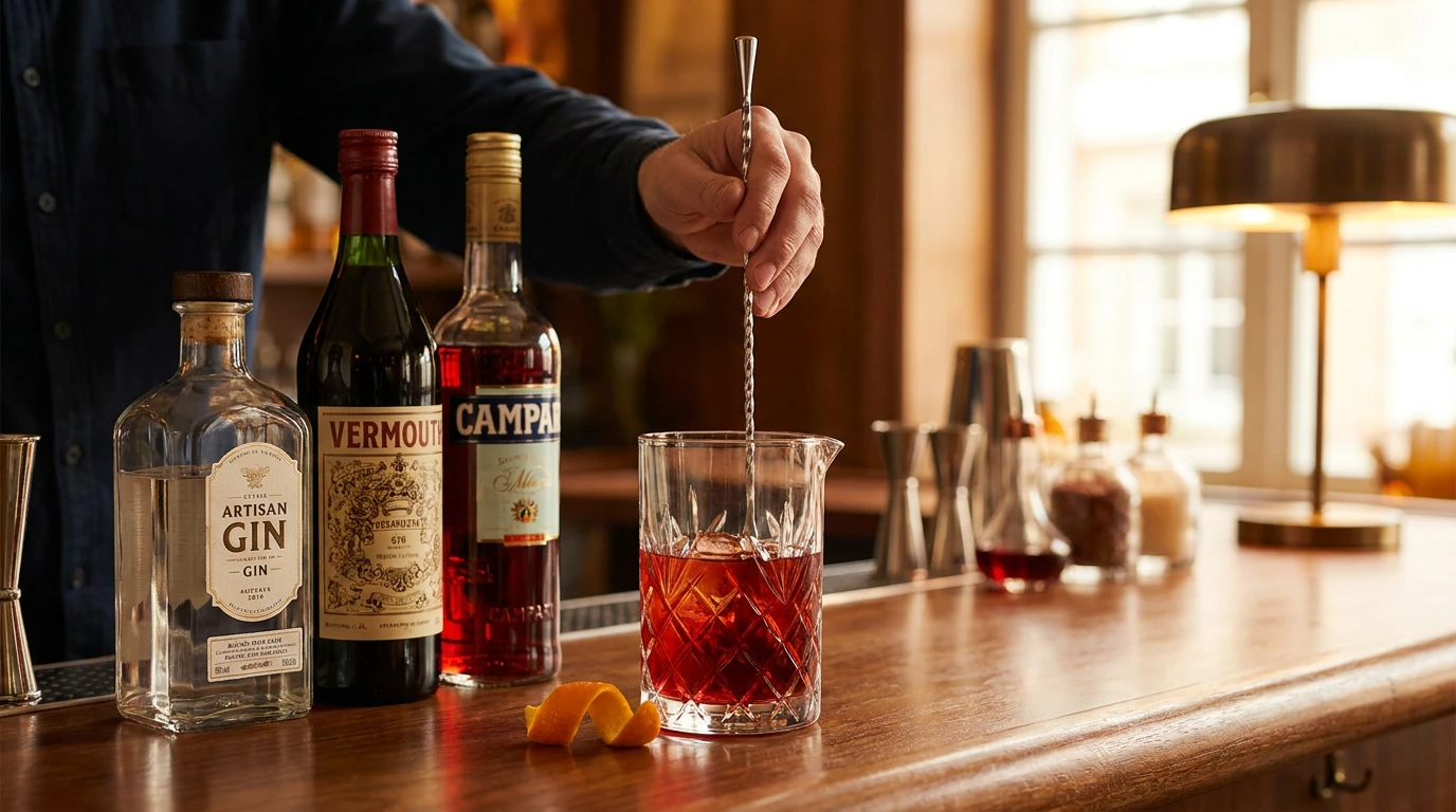 Cocktailske til Negroni: Sådan rører du den perfekte cocktail