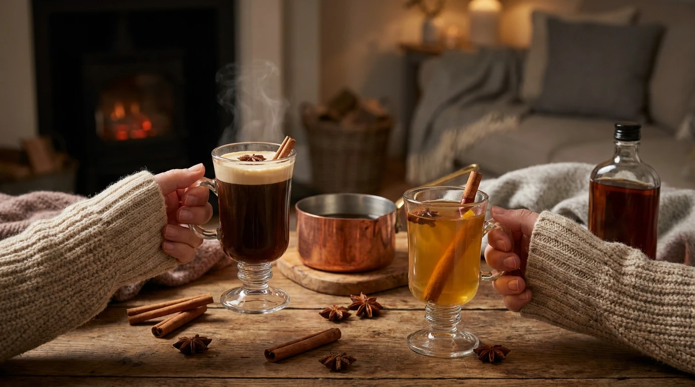 Varme cocktails til kolde aftener