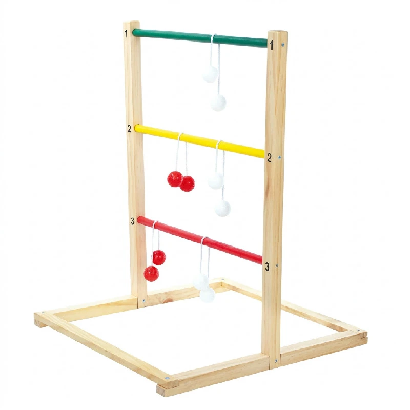 Stigegolf med 2x3 sæt bolde 54,5 x 60 x 75 cm 8002496 by HAAHR & CO color Sort
