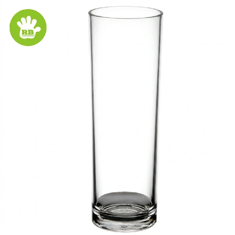 Longdrink glas 20 cl i klar polycarbonat FAN22-T by Rbdrinks color Sort