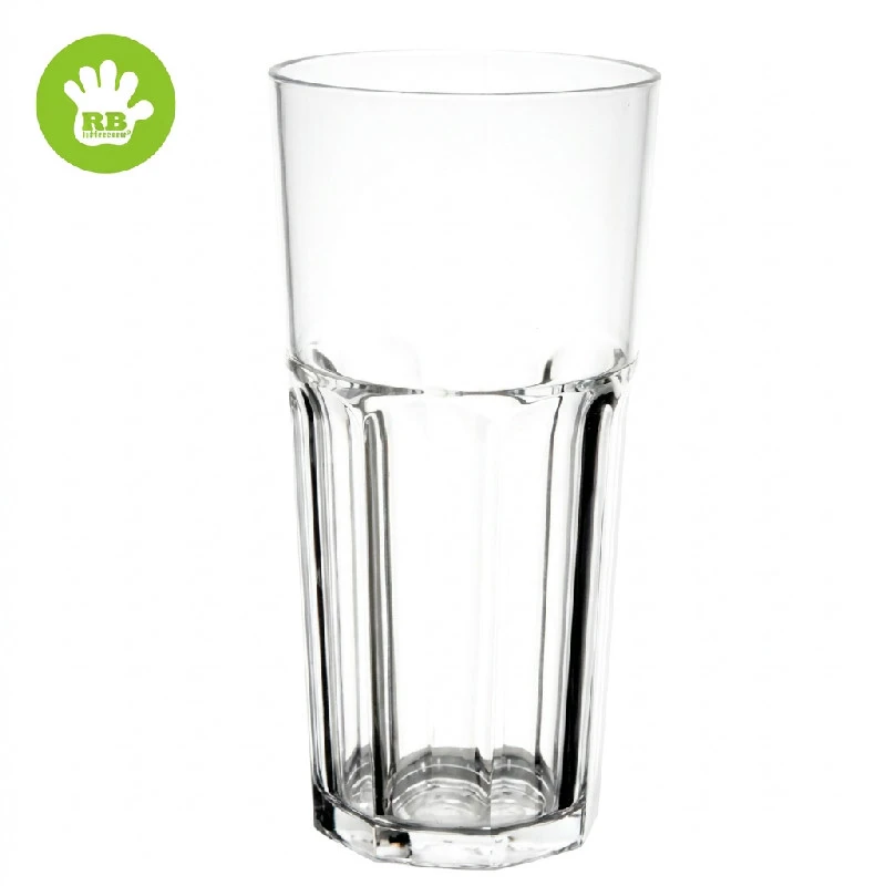 Retro glas 50 cl i polycarbonat GR50-T  color Sort